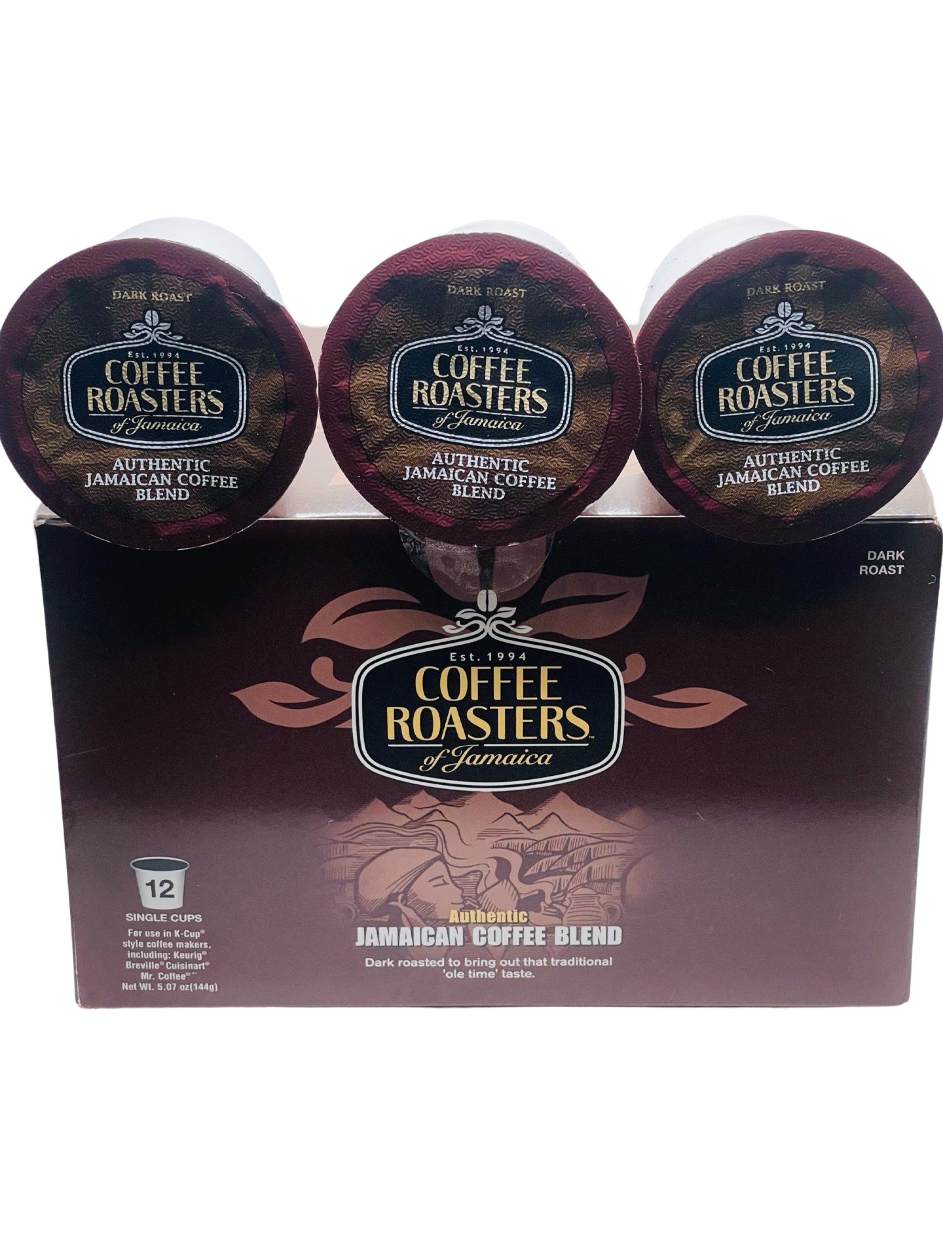 Coffee Roasters of Jamaica Authentic Jamaican Coffee Blend Single Cups