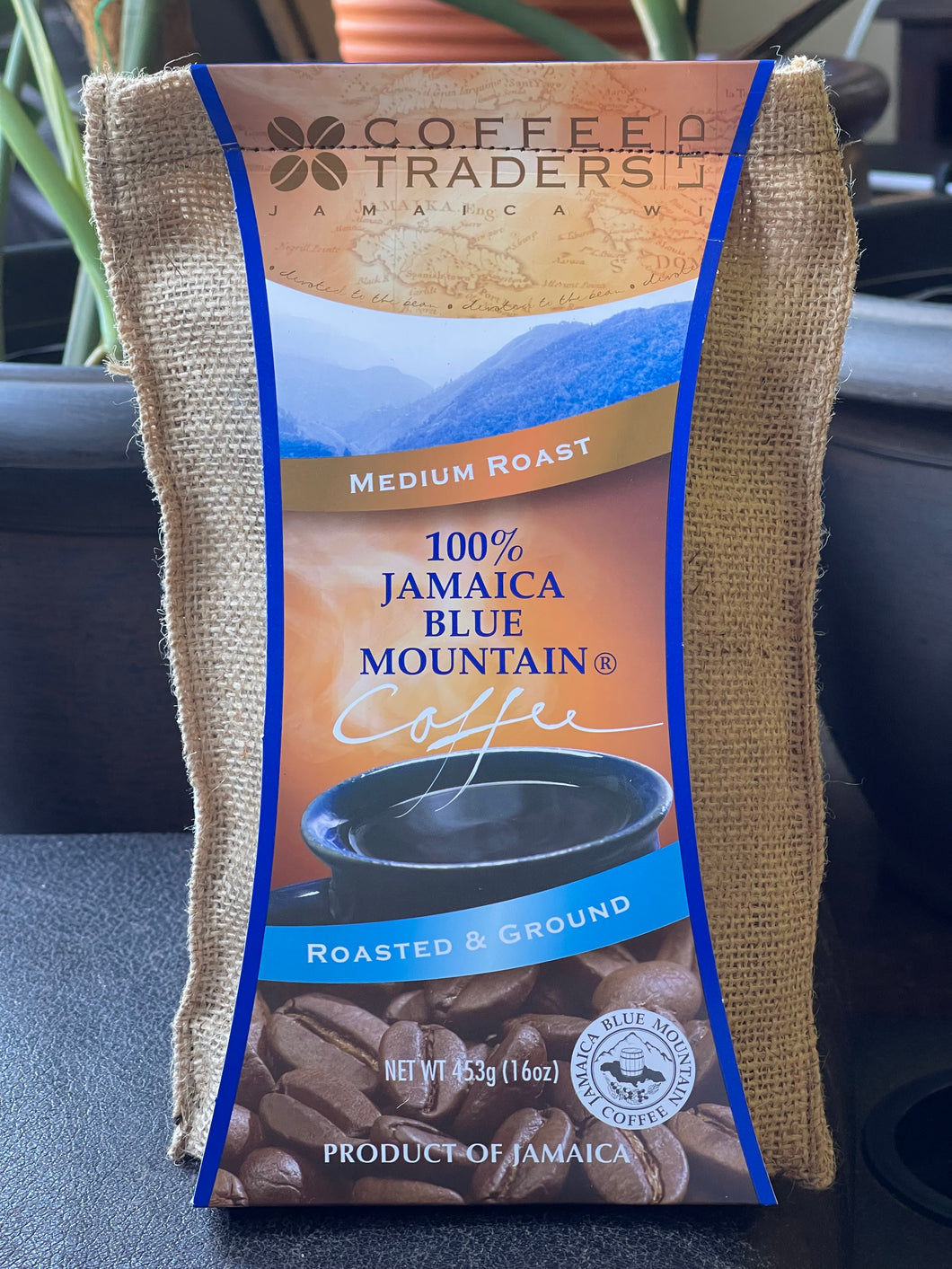 Coffee Traders 100% Jamaica Blue Mountain®️ Roasted & Ground Coffee 16oz