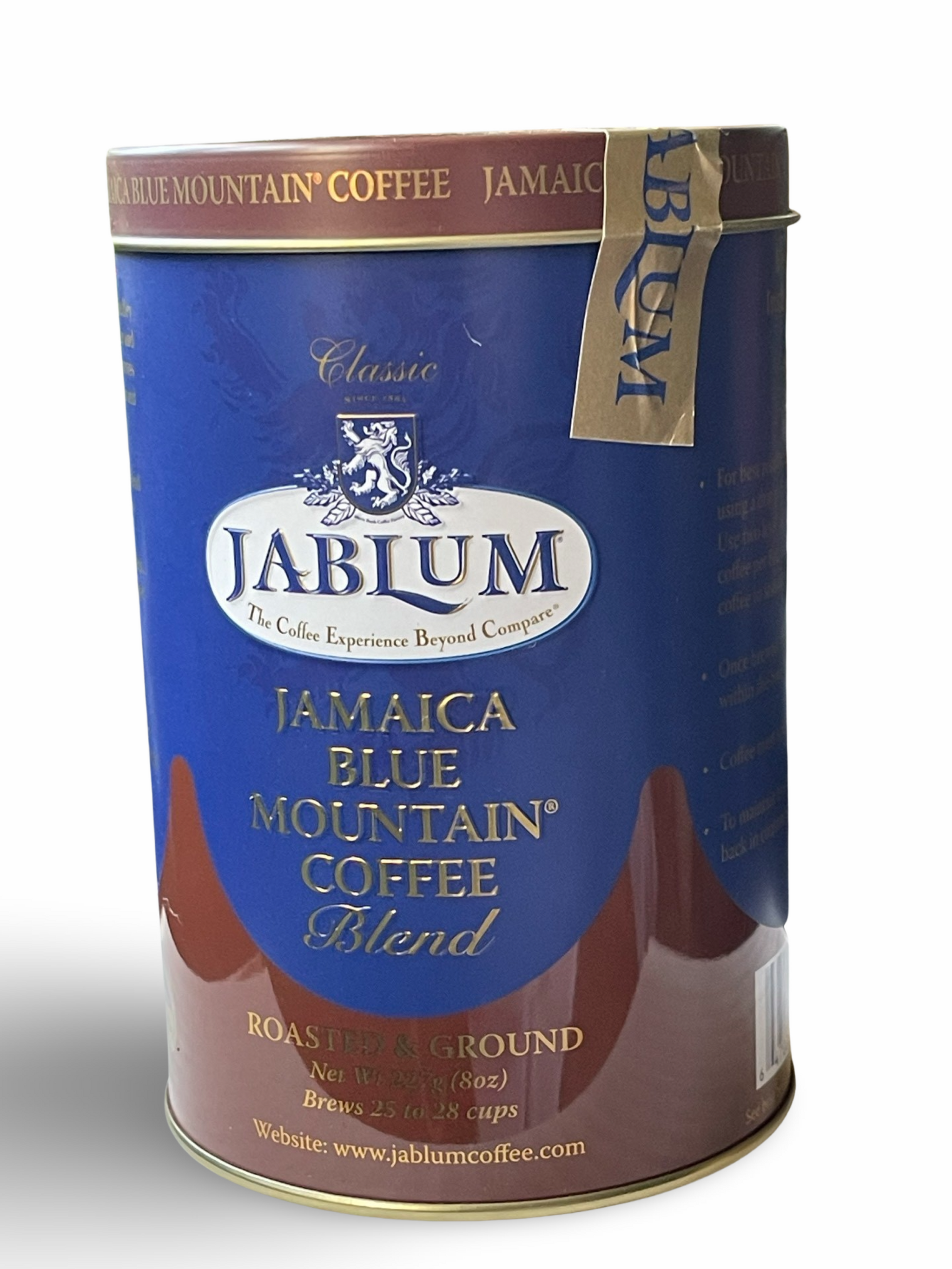 Jablum Jamaica Blue Mountain Coffee Blend 8oz. – The Jamaican