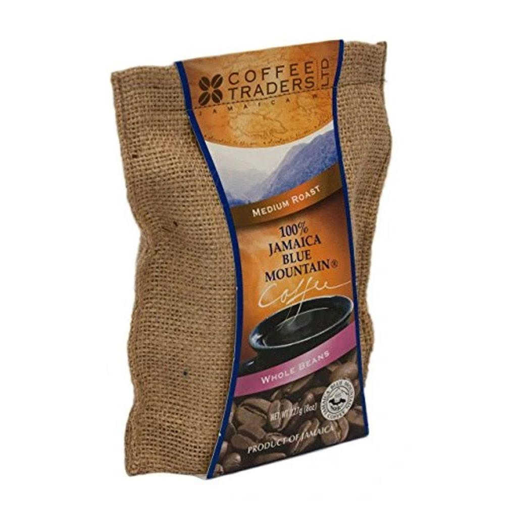 Coffee Traders 100% Jamaica Blue Mountain®️ Roasted Beans 8oz.