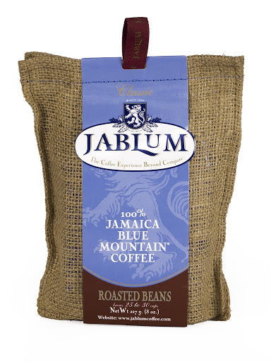 Jablum 100 % Jamaïque Blue Mountain®️ Café en grains torréfiés 8oz. 